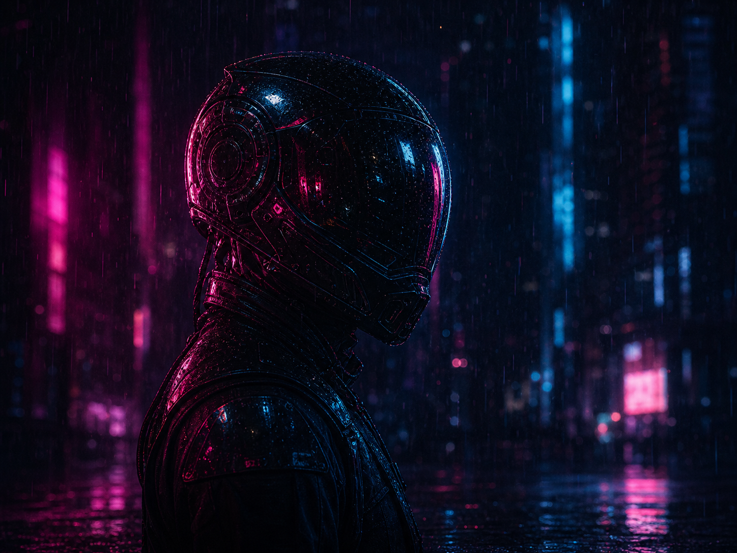 Neon Burial, synthetic INTERSRC artist